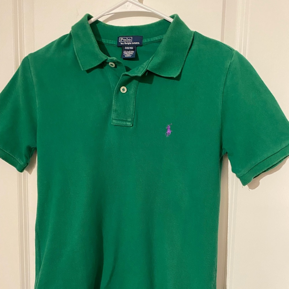 🔥Polo Ralph Lauren Boy Green Shirt